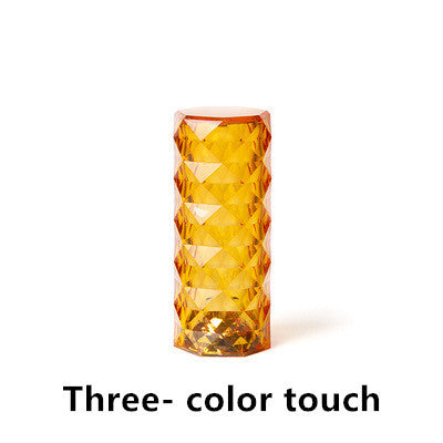 Nordic Crystal Lamp USB Table Lamps Bedroom, Dimming Atmosphere Diamond Night Light, Rose Projector Lamp Decore