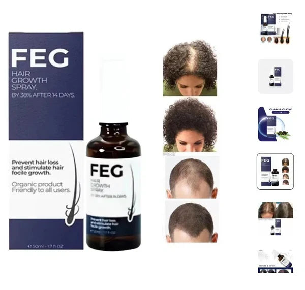 FEG Organic Hair Growth Treatment Oil 🌿✨